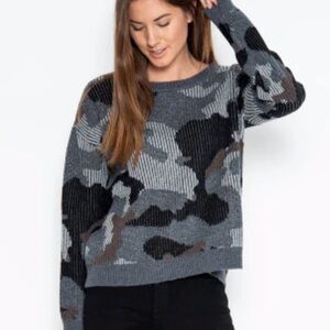 one grey day grey camo sweater